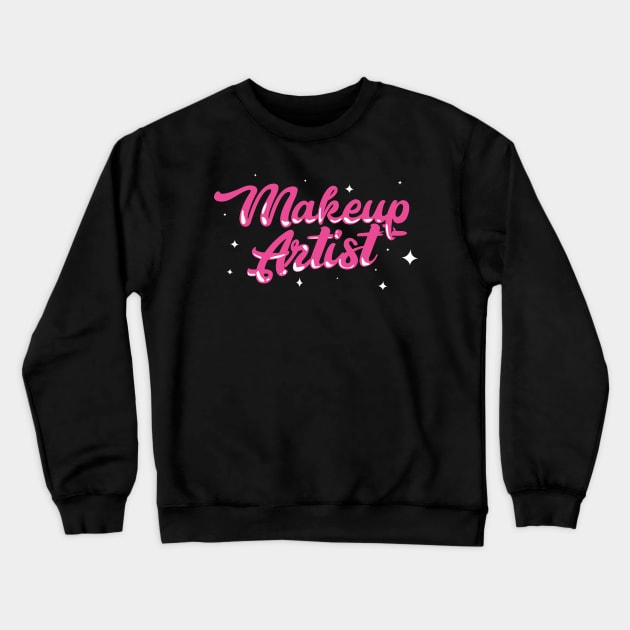 Make Up Artist Crewneck Sweatshirt by schmomsen